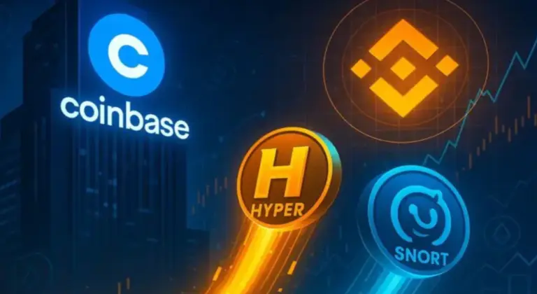 A Coinbase nyit a BNB felé — a $HYPER és a $SNORT a top altcoinok között