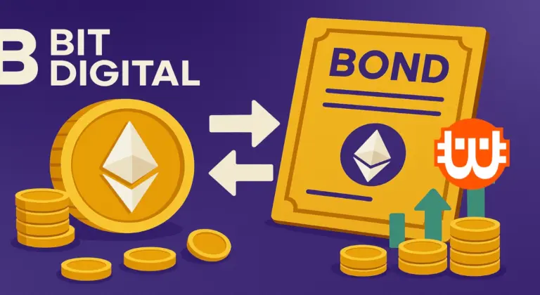 Bit Digital: kötvénykibocsátás és újabb nagy ETH-vásárlás