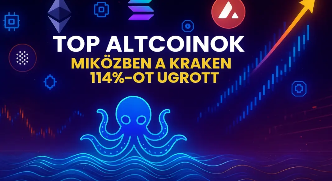 Ütős altcoinok, amik profitálhatnak a Kraken szárnyalásából