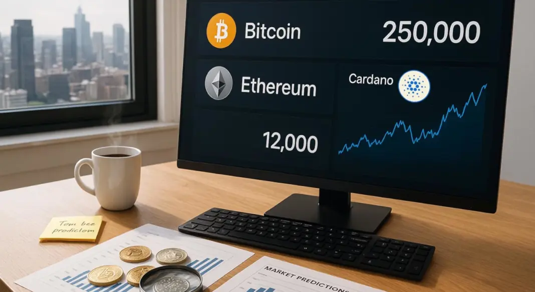 Ha a Bitcoin 250 000-re és az Ethereum 12 000-re ugrik, az ADA 1,45 dollárig szárnyalhat