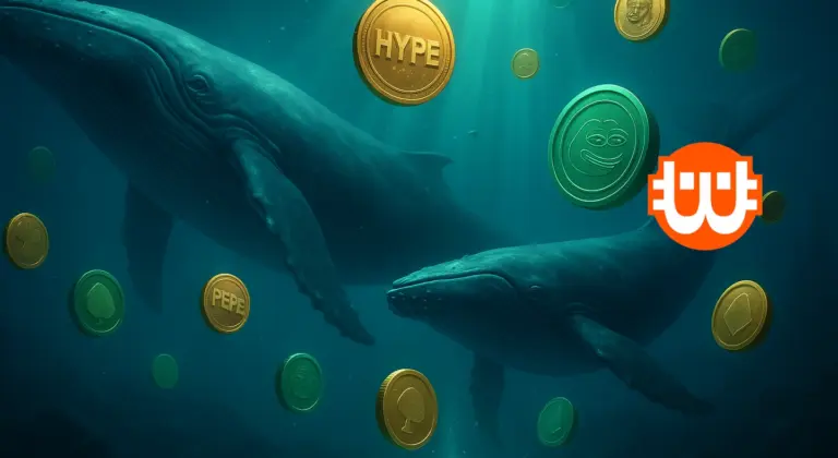A bálnák nem pihennek – milliókat öntenek HYPE és PEPE tokenekbe