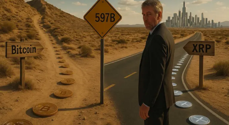 A Ripple vezetője szerint Michael Saylor 597 milliárd dollárt bukott, amiért a Bitcoinra tett az XRP helyett