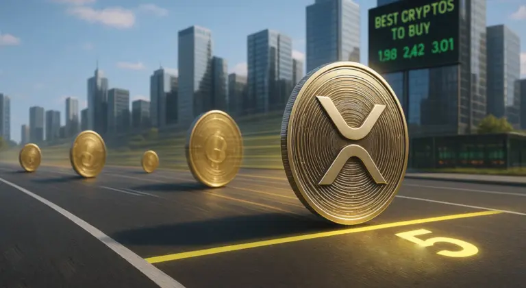 XRP árfolyam-kitörés előtt: 5 dollár felé tart – ez lehet a következő kriptó, ami 5x-ös hozamot hoz