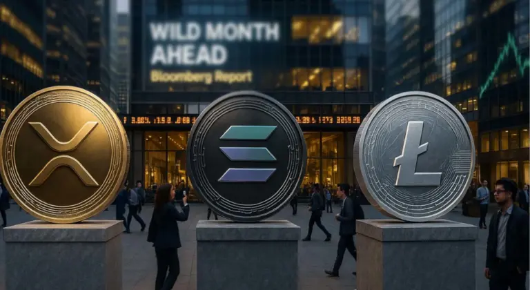 A Bloomberg vezető elemzője szerint vad hónap jön az XRP, a Solana és a Litecoin számára