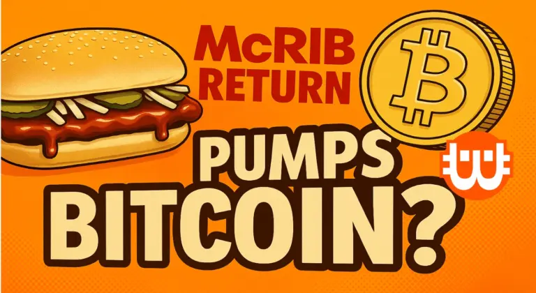 A McRib visszatért – és a Bitcoin is megindult? A net újra lázban ég