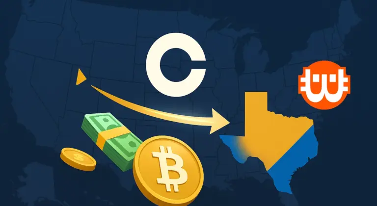 Delaware-ből Texasba költözteti székhelyét a Coinbase