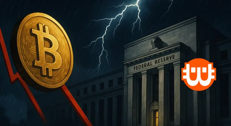 Hat hónapos mélypontra zuhant a bitcoin, valószínűleg a Fed miatt