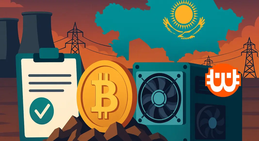 Kazahsztán teljesen legalizálta a kriptobányászatot – új globális erőcentrum születik
