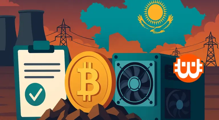 Kazahsztán teljesen legalizálta a kriptobányászatot – új globális erőcentrum születik