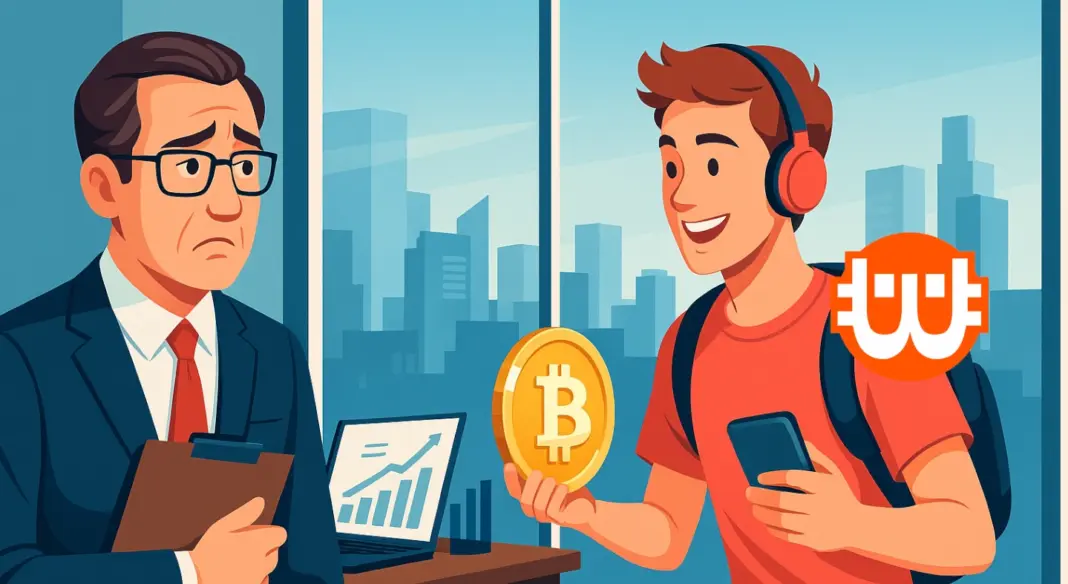 A fiatal amerikai befektetők kripto miatt cserélik le tanácsadóikat