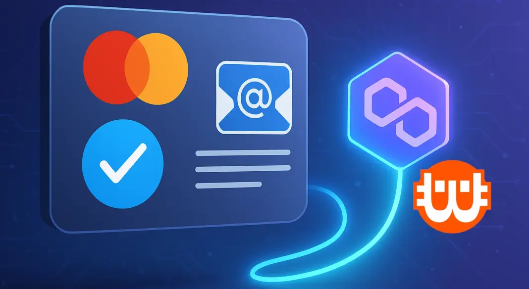 A Mastercard bevezeti a hitelesített kriptocím-aliasokat – első körben a Polygonra épít