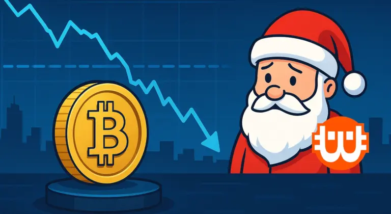 Nagy esés után stabilizálódik a Bitcoin – elmarad az idei Mikulás-rali?