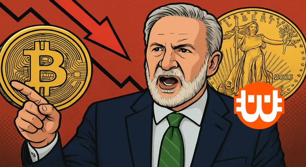 Peter Schiff újra nekiment a Bitcoinnak, miután 40%-ot bukott az aranyhoz képest