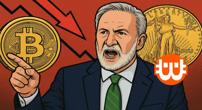 Peter Schiff újra nekiment a Bitcoinnak, miután 40%-ot bukott az aranyhoz képest