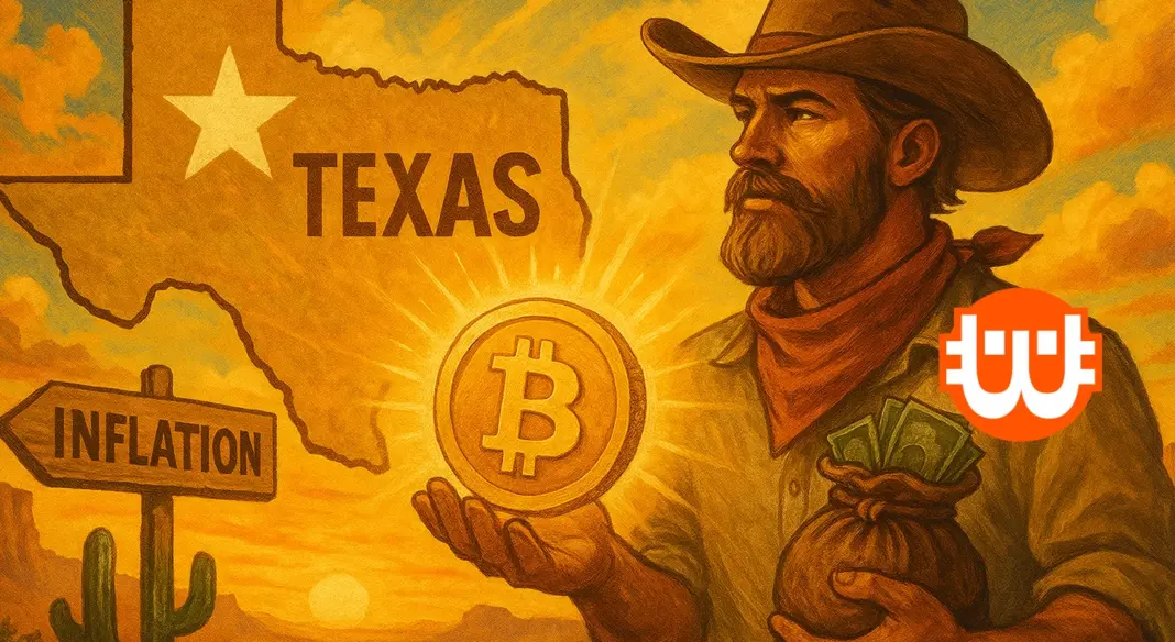 Texas bejelentése: bitcoinvásárlás az infláció ellen