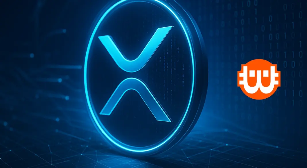 Az XRP logó futurisztikus digitális környezetben, amely a 100 milliárdos tokenkínálatot jelképezi Title: Az XRP 100 milliárdos kínálata – David Schwartz elmagyarázta az okokat