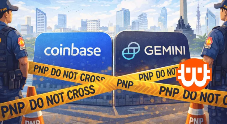 Szigorú intézkedések a Fülöp-szigeteken: tiltott a Coinbase és a Gemini
