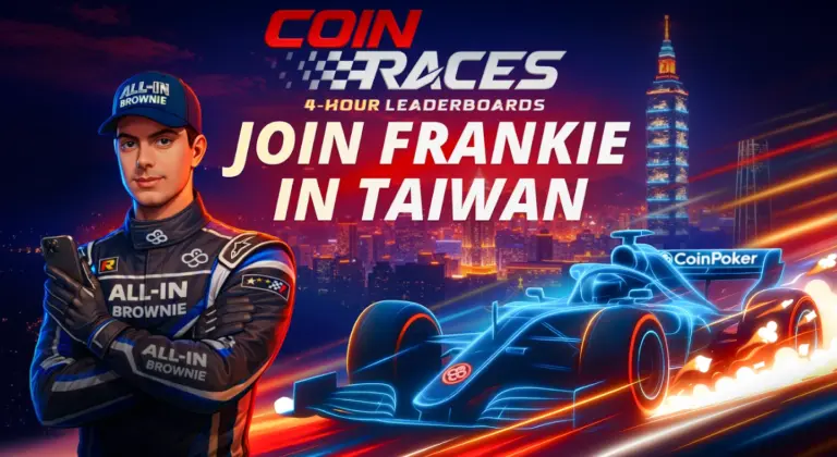 CoinPoker és Frankie C bemutatja a Cash Game Race to Taiwan promóciót