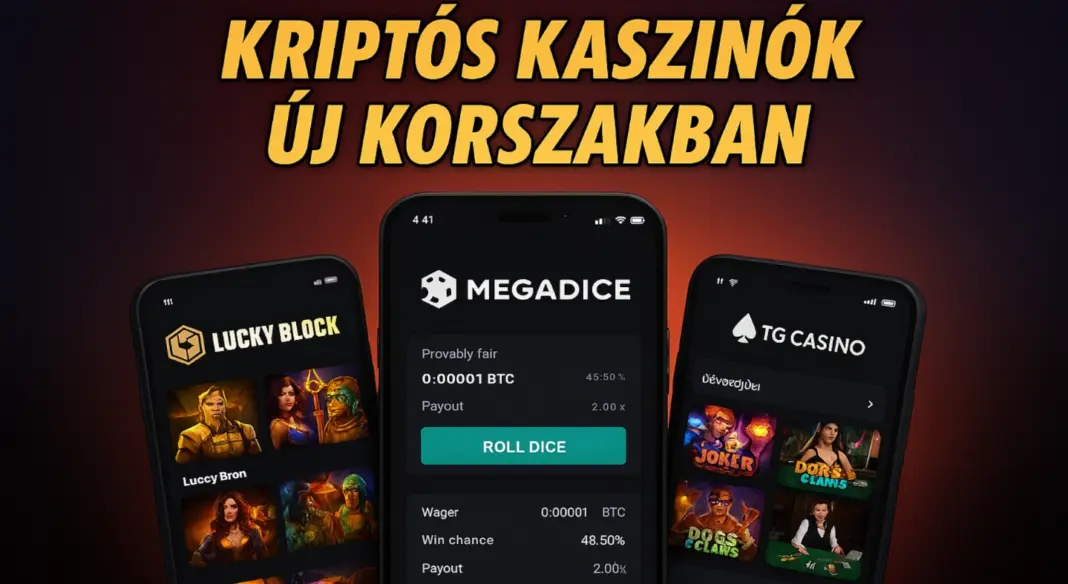 Kriptós kaszinók új korszakban: Lucky Block, MegaDice és TG Casino