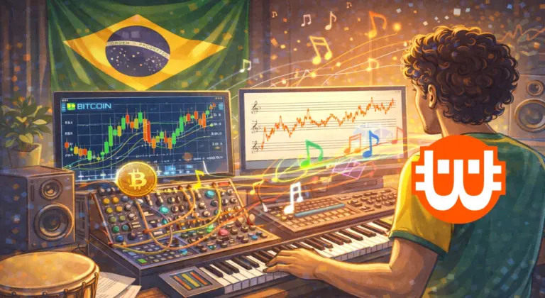 A bitcoin árfolyamadataiból komponál zenét egy brazil kísérleti művészprojekt