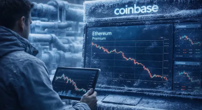Az Ethereum árfolyama ismét elutasításba ütközött a 3000 dolláros szintnél, miközben a Coinbase Premium 2023-as mélypontra esett