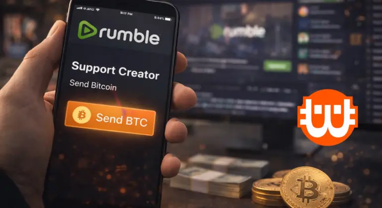 Már bitcoinnal is támogathatják az alkotókat a Rumble felhasználói