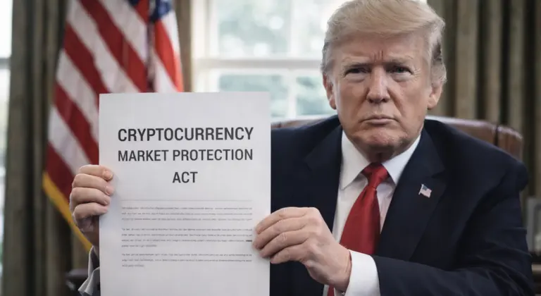 Trump új kriptovaluta-piaci törvénnyel erősítené az USA vezető szerepét