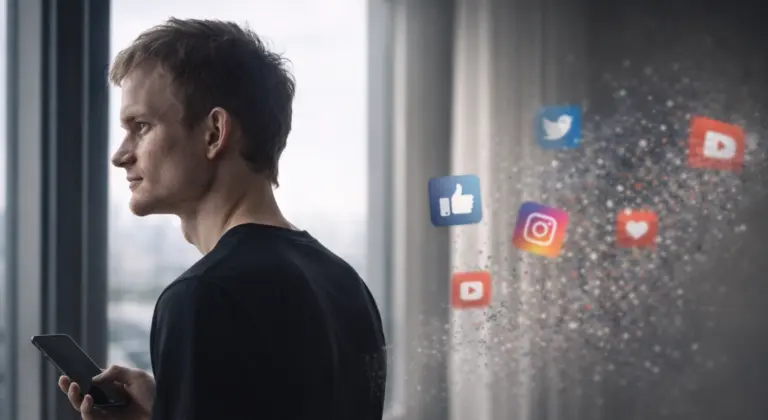 Még az idén elhagyja a központosított közösségi médiát Vitalik Buterin