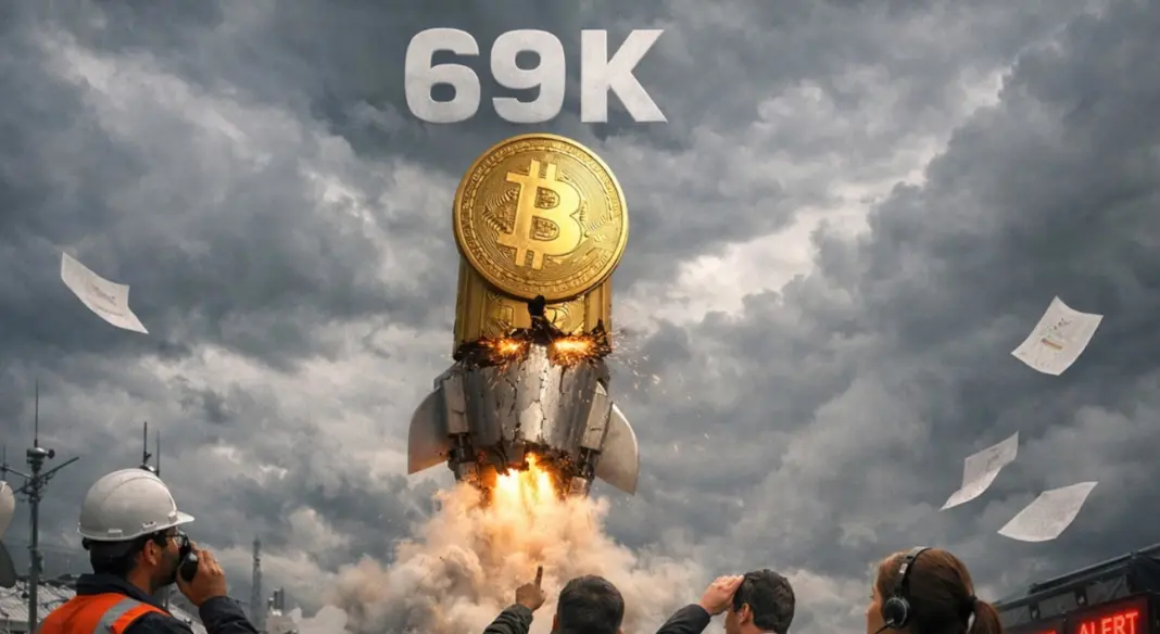 A Bitcoin elbukott a 69 ezres szinten – Hatalmas rali vagy brutális korrekció?