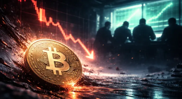 A bitcoin esik, de valami furcsa történik a háttérben