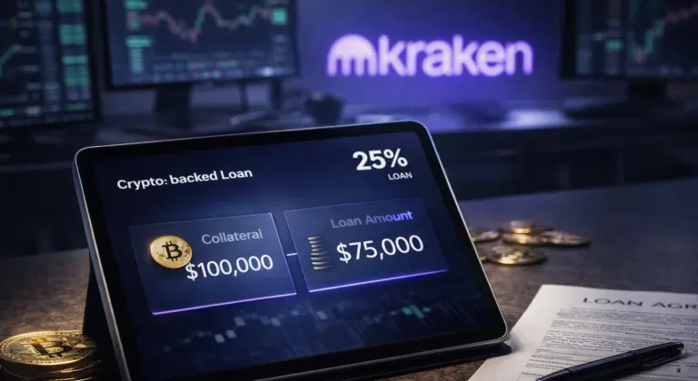 A Kraken kriptofedezetű hiteleket indított 25% kamattal