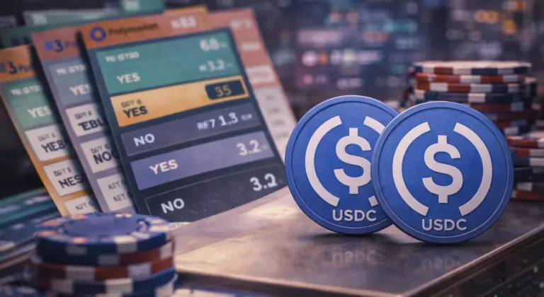 Hamarosan USDC-elszámolásra állhat a Polymarket
