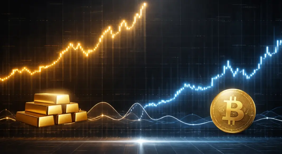Túl drága az arany, alulértékelt a Bitcoin? Egy ritka mutató fordulatot jelezhet