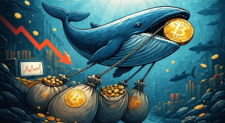 Bitcoin: a bálnák mozgása növeli a piaci kockázatot