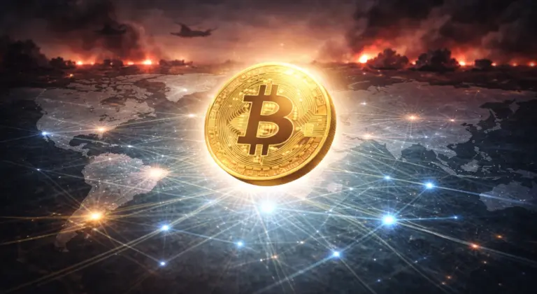 Háborús félelmek közepette a Bitcoin mást üzen