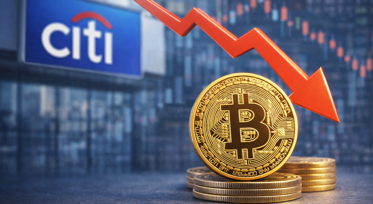 A Citi csökkentette a Bitcoin célárát
