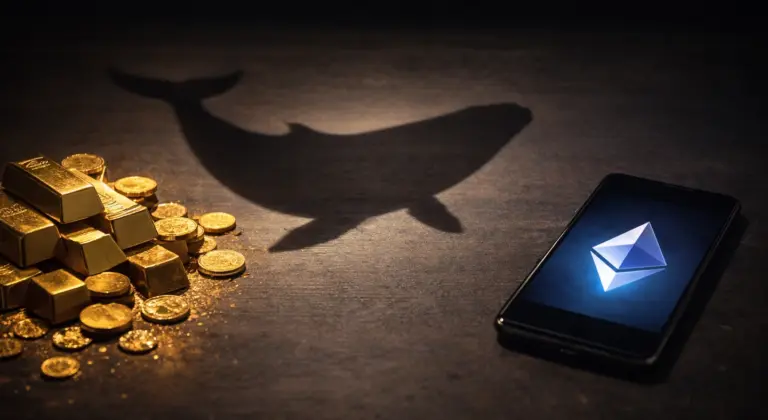 Kriptobálna 22 millió dollárt mozgatott aranyból Ethereumba