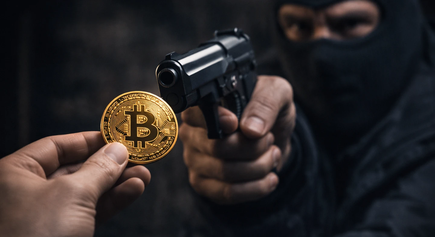 Kriptorablás: fegyverrel vették el a befektető vagyonát
