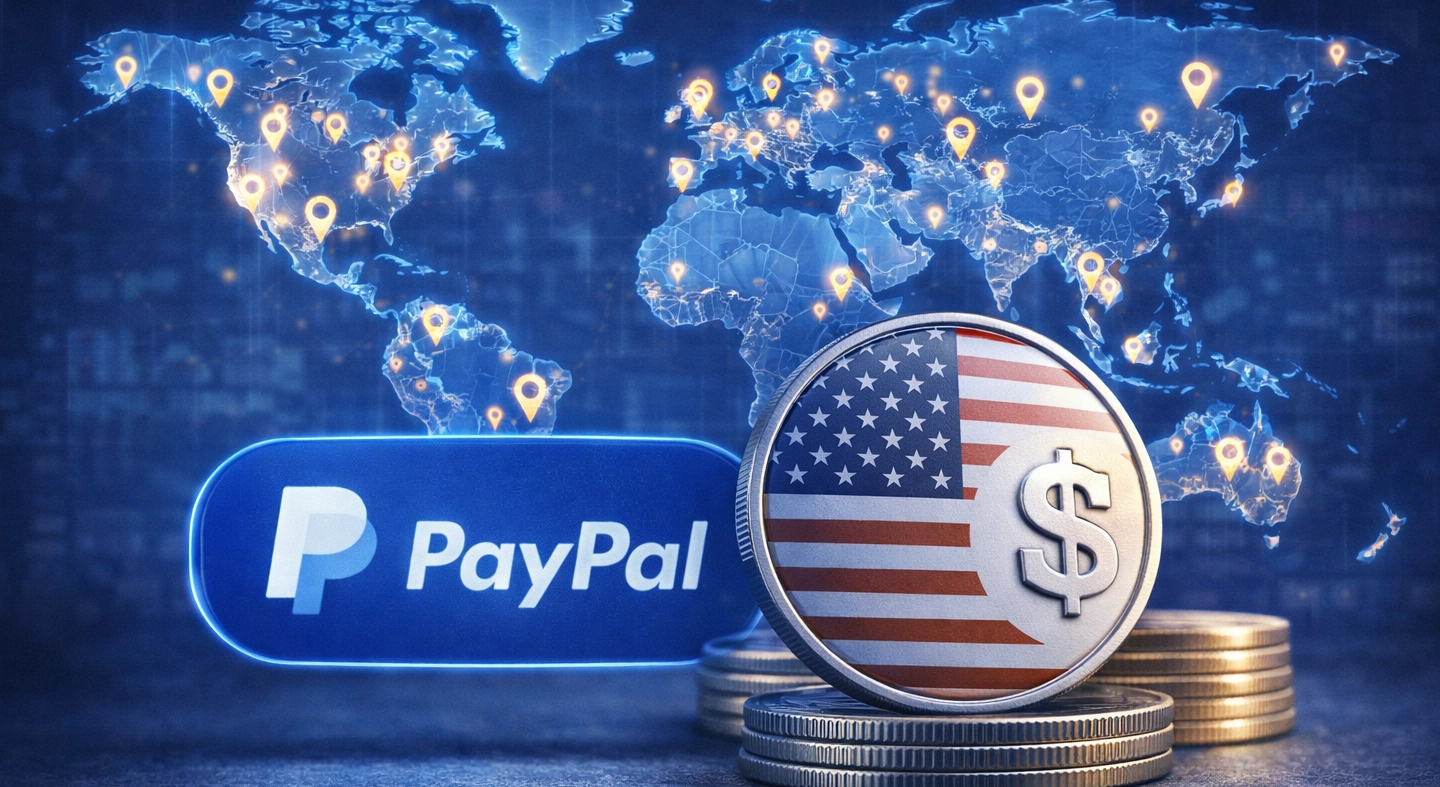 PayPal új szintre lép: 70 országban jön a digitális dollár
