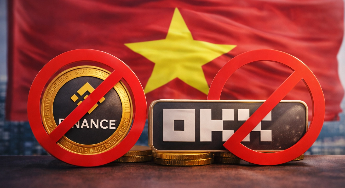 Vietnam betilthatja a Binance-t és az OKX-et