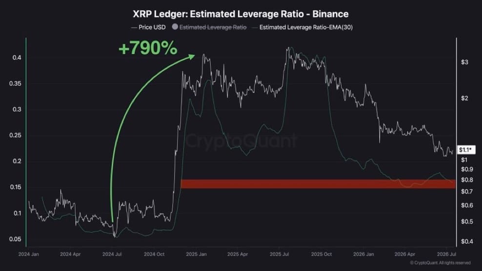 Ripple Estimated Leverage Ratio.