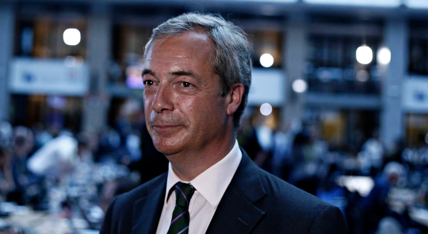 Kriptomilliárdosok finanszírozzák Farage pártját